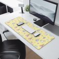 thumbnail image 2 of Long Mouse Pads for Desk,Yellow Princess Unicorn Pattern Desk Mats on Top Of Desks, Desk Mouse Pad Extra Large with 3mm Non-Slip Base and Stitched Edge for Gaming,Office,Work,Home 31.5"x11.8", 2 of 6