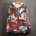 thumbnail image 4 of Gravity Falls Casual Pullover Hoodie Unisex Hooded Sweatshirt Novelty 3D Graphic Long Sleeve Sweater with Pocket M, 4 of 8