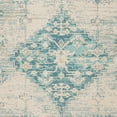 thumbnail image 6 of SAFAVIEH Classic Vintage Bedinn Overdyed Polyester Area Rug, Aqua, 8' x 10', 6 of 7