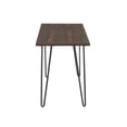 thumbnail image 3 of OFM Essentials Collection 44" Home Retro Desk, Writing Desk with Hairpin Legs, in Gray/Wenge (ESS-1054-GRY-WEN), 3 of 15