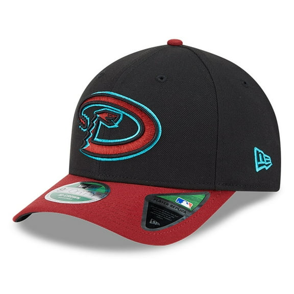 Men's New Era  Black/Red Arizona Diamondbacks Player Replica 9FORTY Adjustable Hat