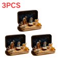 thumbnail image 3 of Mini Christmas Nativity Figurines In A Tin Box - Pocket Size Nativity Sets, Cute Nativity Set, Portable Nativity Scene Decoration(3Pack), 3 of 6