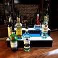 thumbnail image 5 of BarConic® LED Liquor Bottle Display Shelf, 2 Tier (Step), Black, Multi-Colored Lights, 36" Length, 5 of 8