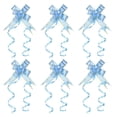 thumbnail image 1 of Unique Bargains 2.8inch Pull Bows Present Wrapping String Bows Ribbon Gold Thread Style Light Blue 40 Pack, 1 of 6