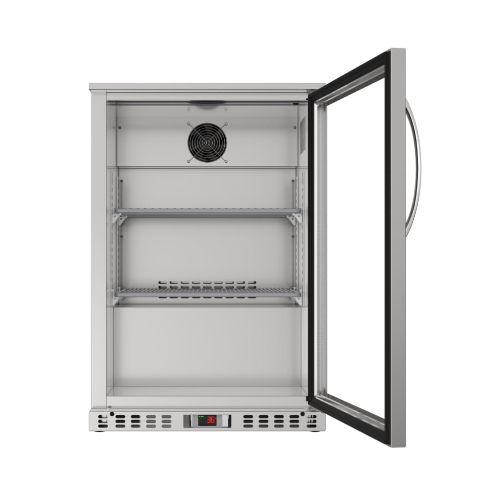 KoolMore 24 in. One-Door Back Bar Refrigerator – 4.1 Cu Ft.