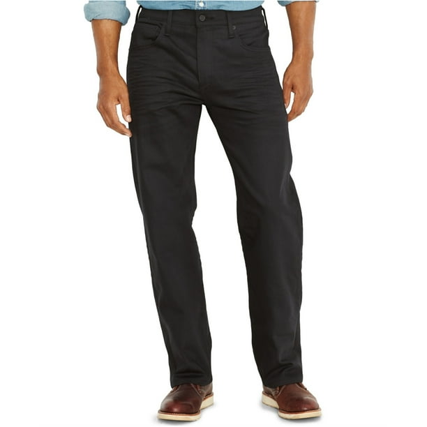 Levi's 569 Straight Leg Jeans para Hombre, Negro, 36W x 30L Levis Pierna recta