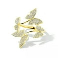 thumbnail image 2 of Butterfly 925 Silver,Gold,Rose Gold Ring Cubic Zircon Women Gift Adjustable, 2 of 3