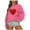 A-Hot Pink, variant on ZyeKqe Valentines Sweatshirt Women Fleece Lined Crewneck Loose Comfy Pullover Casual Graphic Printed Long Sleeve Tops