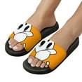 thumbnail image 5 of GZHJMY Stylish Slides for Women Men, Kawaii cartoon raper skull logo icon Soft Flexible Slip-on Sandals Slippers, 5 of 7