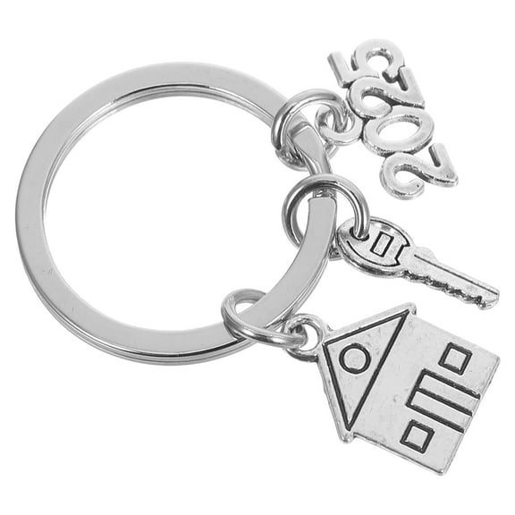 Housewarming Keychain for New Home Owner Adventures Keychains Silver