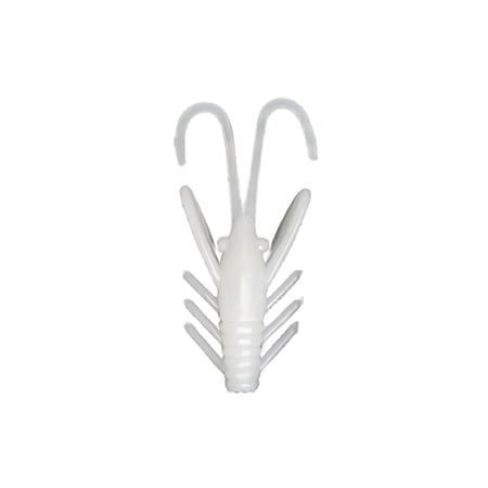 Mini Shrimp Soft Fishing Lure 4cm 0/7g Floating Style Soft Bait for Drop Shot Jig Head Micro Fishing Bass Pond Lure