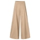 thumbnail image 4 of Pantalones de mujer de cintura alta y pierna ancha - Pantalones informales con cintura elástica - Bolsillos cómodos y corte holgado - Ropa de verano de poliéster, 4 of 5