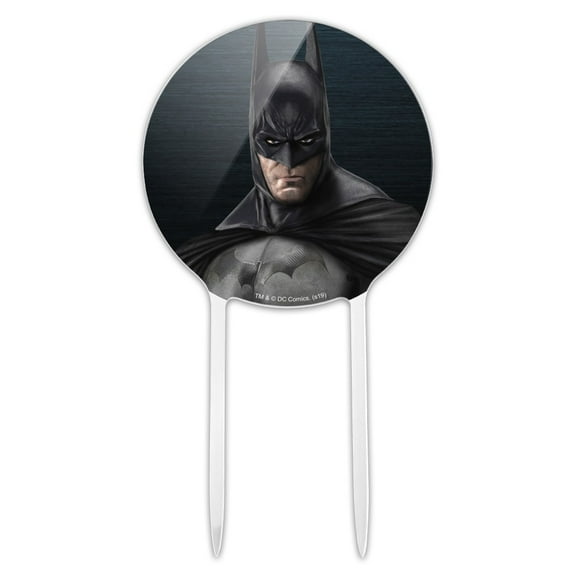 Acrylic Batman Arkham Asylum Video Game Cake Topper Party Decoration for Wedding Anniversary Birthday Graduation
