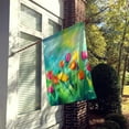 thumbnail image 4 of Tulips in Watercolor House Flag, 4 of 7