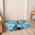 thumbnail image 6 of Zebra Polyester Non-Slip Office Chair Mat Bath Rugs Floor Rugs Machine Washable, 6 of 6