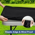 thumbnail image 2 of Mantel de poliéster impermeable Homing para mesa plegable de 8 pies, 2 of 9