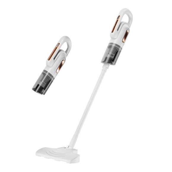 Cordless Rechargeable Stick Vacuum Cleaner, 12000pa Suction Powerful Handheld Vacuum Upright Vacuum Cleaners with HEPA Filter, Lightweight Household Vacuum for Pet Hair Hardwood Floors, Carpet