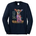 thumbnail image 3 of Dean Russo In My Mind Dog Lover Mens Long Sleeve Shirt, Navy, Medium, 3 of 6