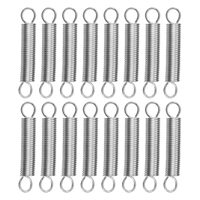 Shisuyan 20pcs Tension Spring Mechanical Compression Spring Extension Spring With Hook Small Springs For Crafting Mechanical Compression Springs