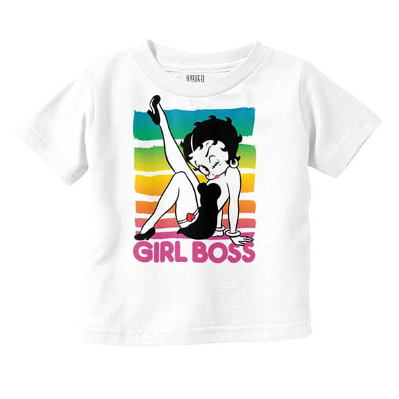 Betty Boop Girl Boss Cute Confident Youth T Shirt Tee Girls Infant Toddler Brisco Brands 2T