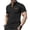 Black, variant on Bxsruta Men's Casual Short Sleeve Polo Shirt with Pocket Breathable Slim Fit Daily Wear Top