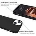 thumbnail image 3 of iPhone 13 Case, Liquid Silicone Soft Gel Rubber iPhone 13 Phone Case Slim Fit Cover with Microfiber Lining Shockproof Protective Phone Cases for iPhone 13 6.1 inch, Black, 3 of 15