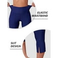thumbnail image 5 of Beautyin Womens High Waisted Swim Leggings Swimming Pants with Pockets Water Pants Swim Tights Swimming Capris, 5 of 8