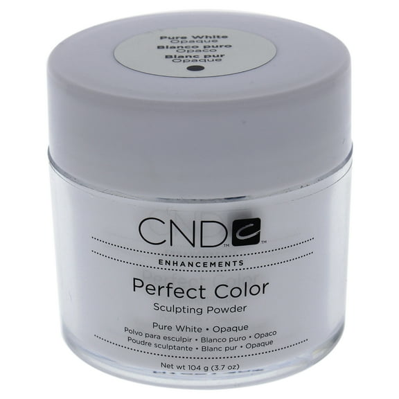 CND - Perfect Color Acrylic Powder - Pure White - Opaque 3.7 oz