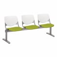 thumbnail image 7 of KFI Studios KOOL 3 Seat Reception Bench, White Back, Grape Seat, 7 of 7
