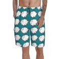 thumbnail image 1 of Cloud Board Shorts Swimming Trunks Polyester Men Beach Funny Swim Trunks, 1 of 5
