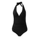 thumbnail image 5 of Gibobby Bañador de una pieza 2023 nuevo traje de baño de mujer multicolor tirantes espalda descubierta sólido conservador grande traje de baño(Negro,XL), 5 of 5