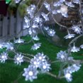 thumbnail image 3 of Guirnalda de luces LED de 10 m y 100 flores de loto para decoración navideña, iluminación LED para bodas, fiestas, vacaciones, decoración del hogar, 3 of 4