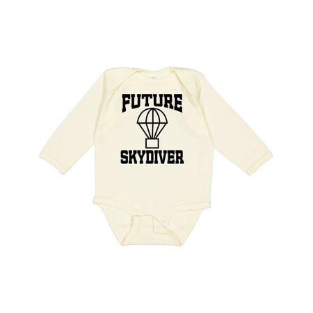 

Inktastic Future Skydiver Gift Baby Boy or Baby Girl Long Sleeve Bodysuit