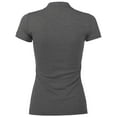 thumbnail image 3 of Ma Croix Women's Casual Slim Fit Polo Shirts, 3 of 4