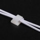 thumbnail image 3 of Clip de cable adhesivo, organizador de cables para coche, oficina y hogar, 12.5x9.5x6mm, blanco, 60 piezas, 3 of 5