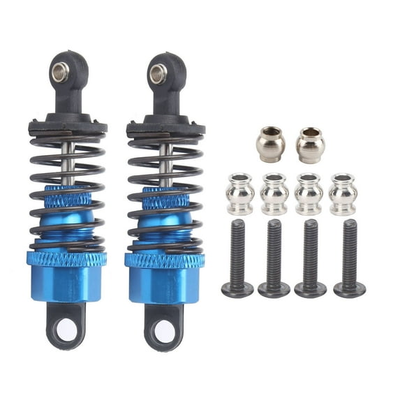 MAYUJIAA 2Pcs 63mm RC Aluminium Shock Absorber Damper for TRAXXAS SLASH 2WD RC Car Upgrade PartsBlue HW313-26293