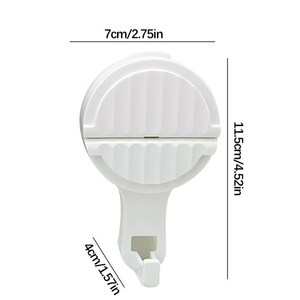 Gancho de succión al vacío resistente, sin necesidad de taladrar, para baño y cocina. Ganchos de succión fuertes y reutilizables para toallas, cortinas de ducha y utensilios de cocina. Ganchos de
