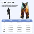 thumbnail image 4 of Naloa Moonlit Hairless Cat Monk Pajama Pants Men, PJ Bottoms, Sleep & Lounge Pants-Large, 4 of 6