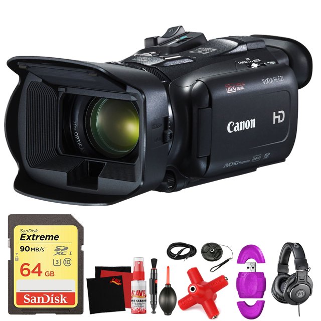 Canon Videocámara VIXIA HF G21 Full HD - Mega Paquete de Accesorios - con Tarjeta de Memoria