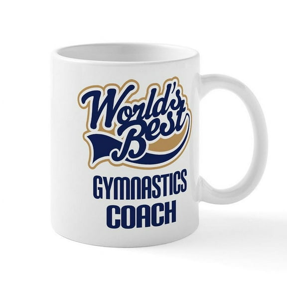CafePress - Gymnastics Coach Gift Mug - 11 oz Ceramic Mug - Novelty Coffee Tea Cup