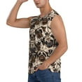 thumbnail image 3 of Haiem Men's Cute French Bulldog Print Tank Tops Summer Sleeveless Cut Off Workout T-Shirts Fitness Vest Athletic Undershirts-3X-Large, 3 of 8