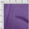 thumbnail image 1 of oneOone Viscose Chiffon Fabric Leaves & Floral Block Print Fabric BTY 42 Inch Wide, 1 of 4