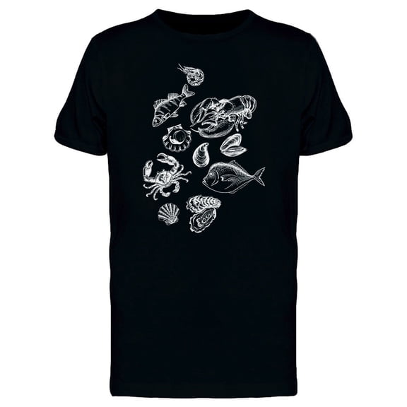 Ocean Fish Sketch Tee Men's -Image by Shutterstock
