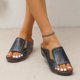 thumbnail image 1 of Nuevas sandalias con punta de boca de pez y tacón alto de cuña para mujer Wmkox8yii ytu5970, 1 of 7