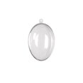 thumbnail image 1 of ziyahi 5pcs Plastic Oval Egg Shape Hollow Ball Transparent Egg Candy Box Wedding Decor, 1 of 2