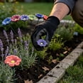 thumbnail image 5 of 6 Pack Ceramic Bee Water Feeder, Pollinator Water Station, Flower Garden Stake Weather‑Resistant Floral Ground Stake For Outdoor Yard Patio Backyard Garden Decoration(Colorful2-8.27"), 5 of 6