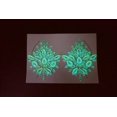 thumbnail image 2 of Adhesivo Body Jewels con diseño de topacio que brilla en la oscuridad para Halloween, 2 of 6