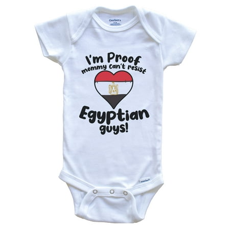

I m Proof Mommy Can t Resist Egyptian Guys Baby Bodysuit