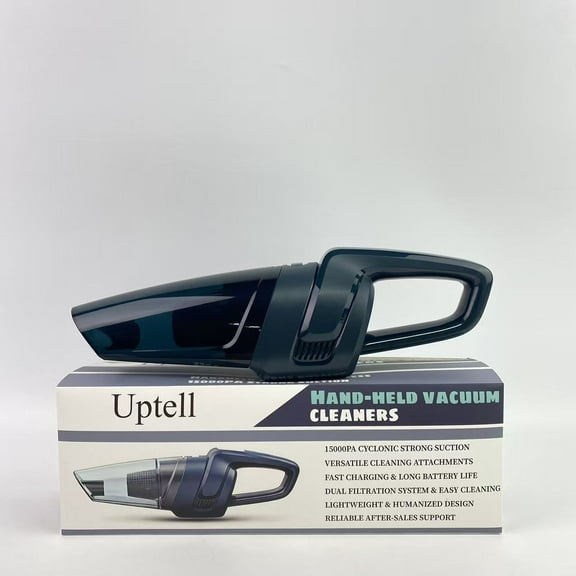 Uptell Hand-held vacuum cleaners,Handheld Vacuum Cordless, 15000PA Strong Suction Hand Held Car Vacuum Cleaner Portable with Multi-Nozzles & Washable Filter, Lightweight Dust Busters Rechargeable