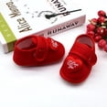 thumbnail image 3 of AVAIL Newborn Boys Girls Cloth Shoes Heart Pattern Infant Toddler Shoes 0-18M, 3 of 4
